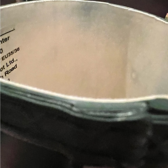 Youth HUNTER tall Boots Original Green color. Size 4M/5F Unisex Boots - Picture 3 of 6